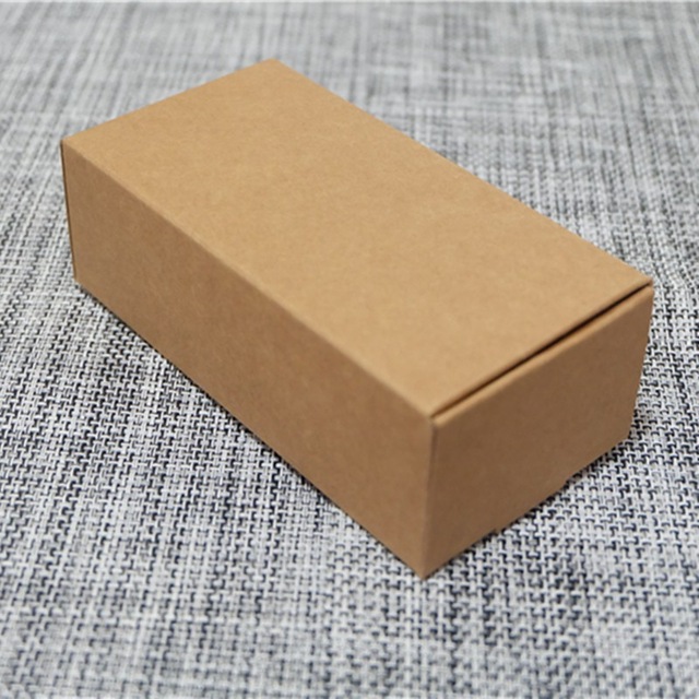14*7*4cm Kraft Paper Box Handmade Soap Cosmetic Bottle Packaging Gift Paper Boxes 100pcs/lot Free shipping