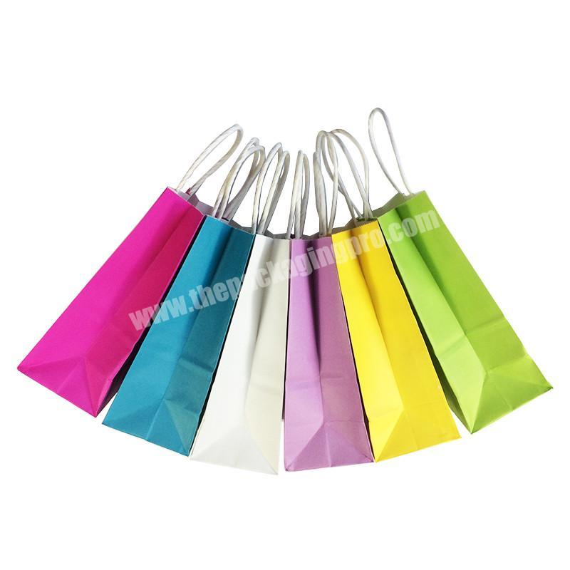 15 Year Factory Custom Logo Colorful Paper Bag Kraft Paper Bag with Handle
