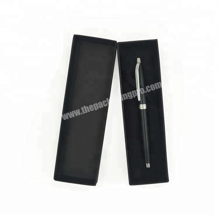 19x4x3 CM custom black paper pen display box