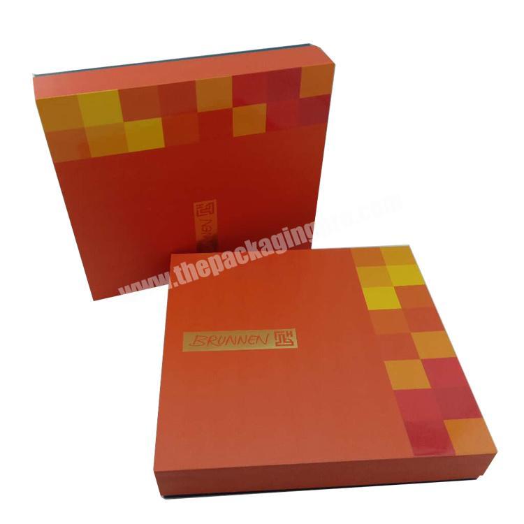 2 kinds of design red teagreen teagongfu tea packaging box with 350gsm paper card insert