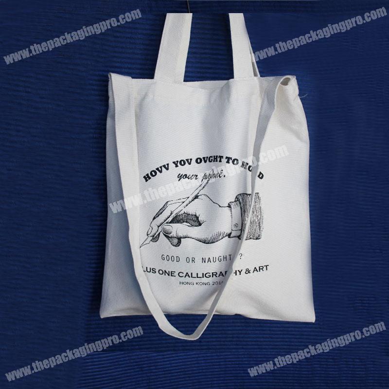 2017 Best Wholesale fashion custom printed blank cotton canvas tote bag