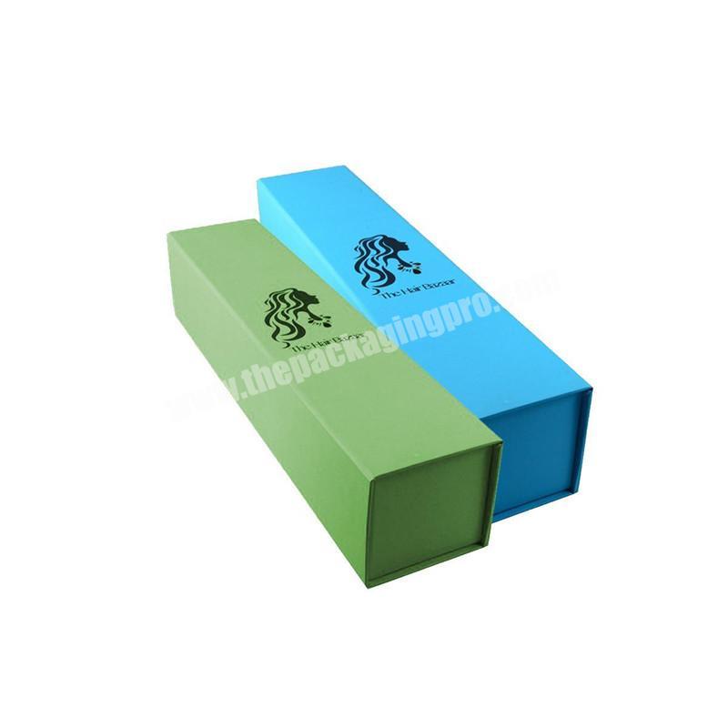 2017 custom printed paper box hair extension packaging