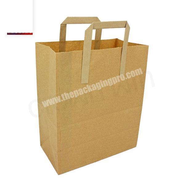 2017 Kraft Paper Bags With Handles In Dongguan Crownwin Packaging