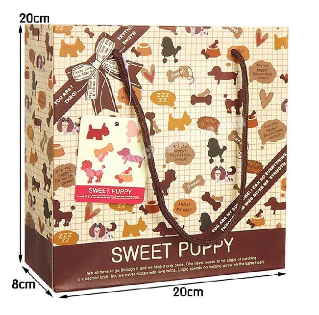2017 Made In China Wholesale Quality Recycled Laminated PP Gift Bags For Puppy