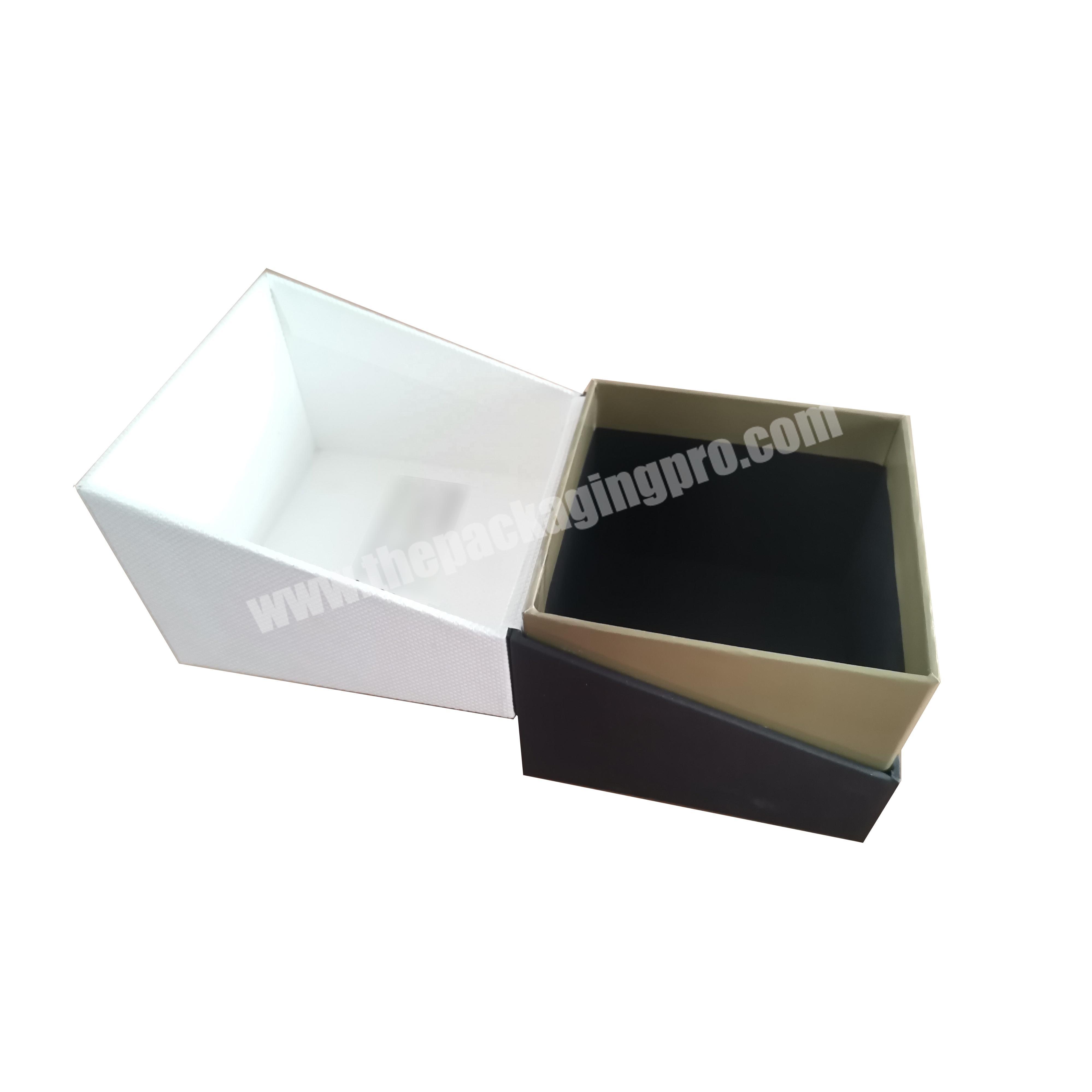 2018 black luxury soft touch wholesale dubai perfume bottle packaging box