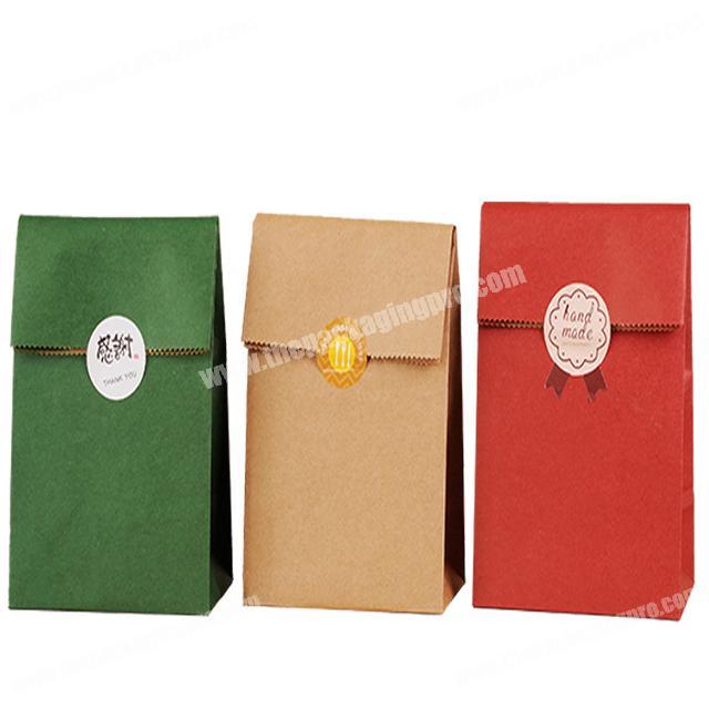 2018 China new kraft paper food gift package bags