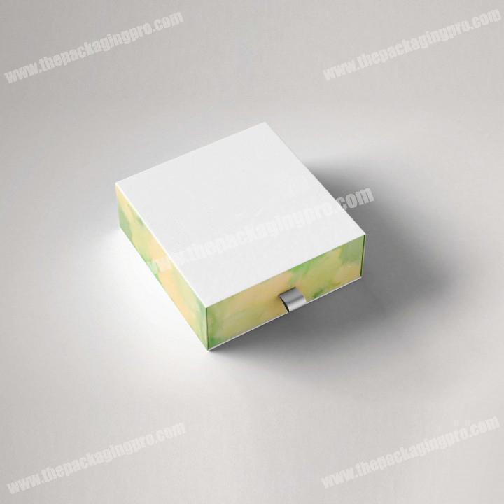 2018 Custom logo luxury jewelry watch USB wedding card packaging cardboard ribbon drawer