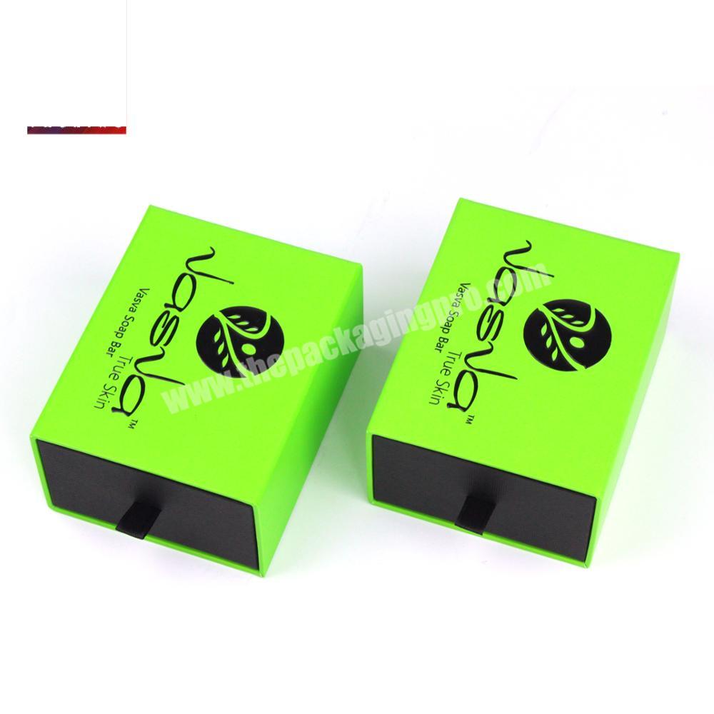 2018 custom printed drawer box can with plastic insert