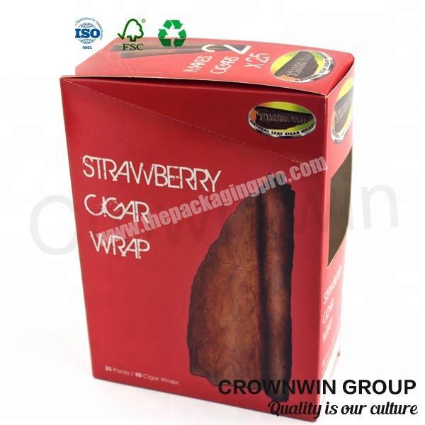 2018 DongGuan Crown Win Package Cardboard Cigar Box