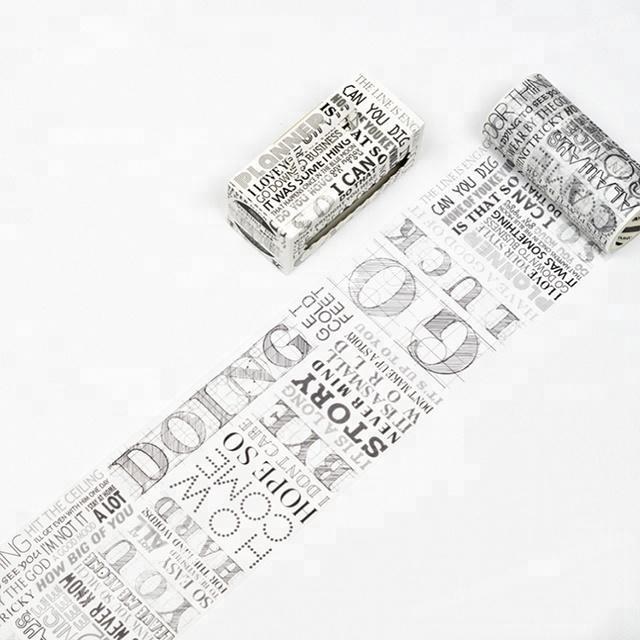 2018 hot sale best price customized printed washi tape