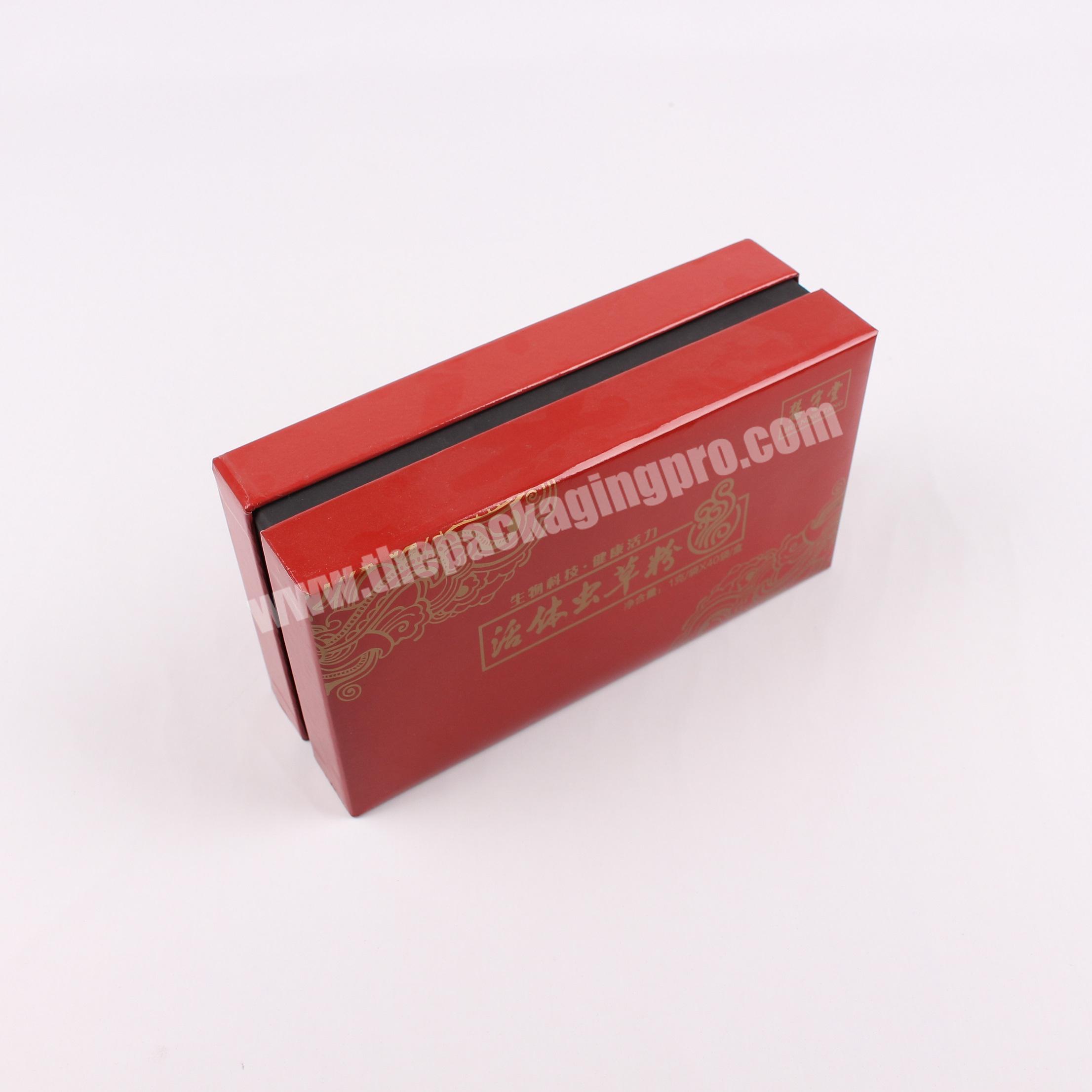 2018 hot sale craft luxury paperboard packaging watch box orange color paper box
