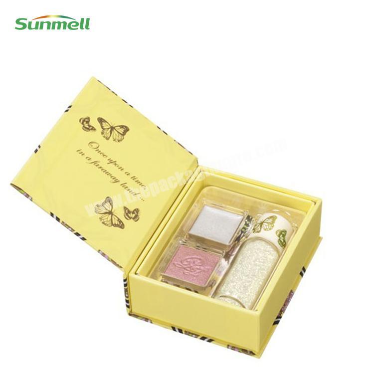 2018 new design book type cosmetic box packaging