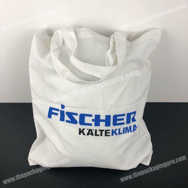 2018 wholesale 5oz white cotton shopping bag