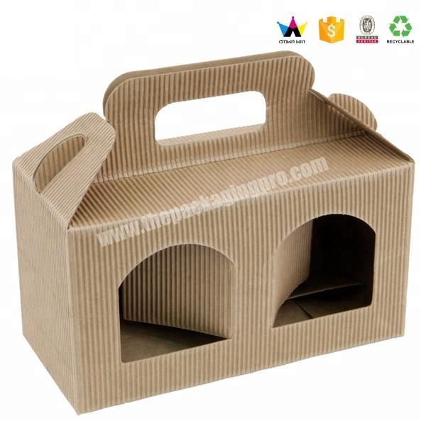2018 Wholesale Paper Banana Corrugated Carton Box With Handle