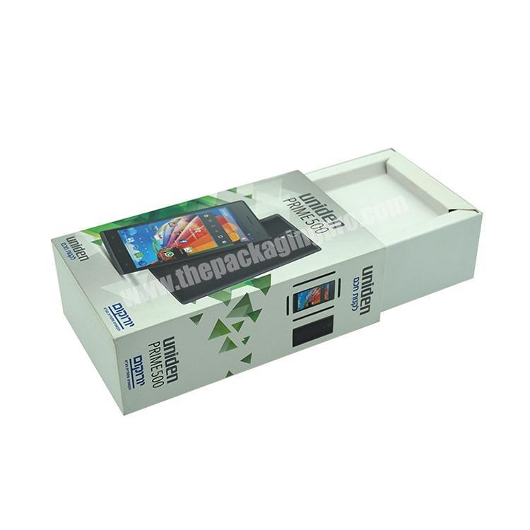2019 Cell phone retail packaging cardboard white box