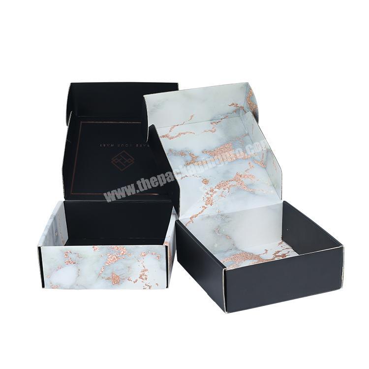 2019 China custom paper corrugated mailer box suit shipping box for packaging