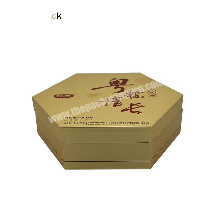 2019 China paper box factory CMYK printing food cake box for Christmas