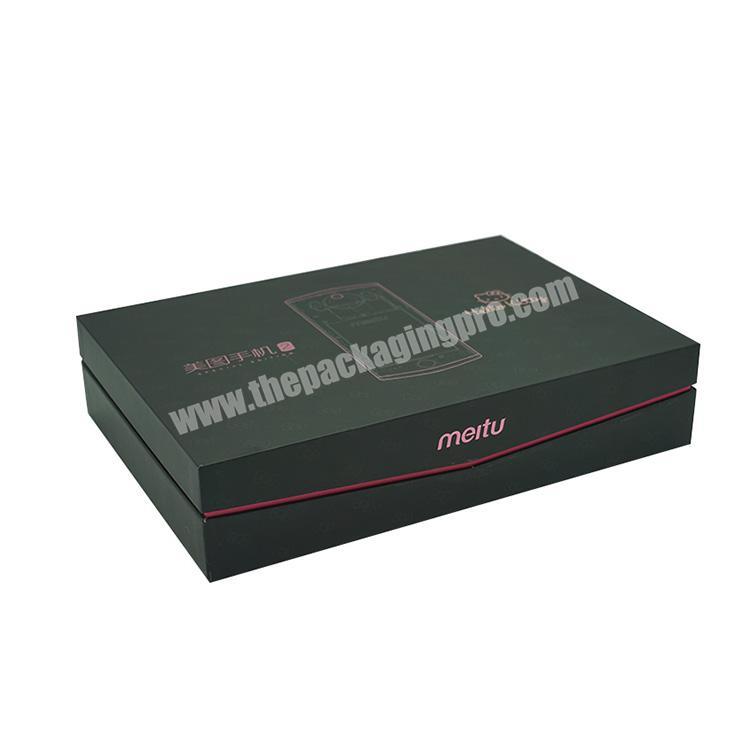 2019 China supplier New design Custom Design Black Cell Phone Case Paper Packaging Boxes For Packaging