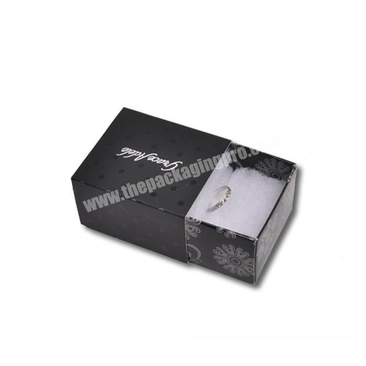 2019 China top export paper jewelry box packaging with custom logo