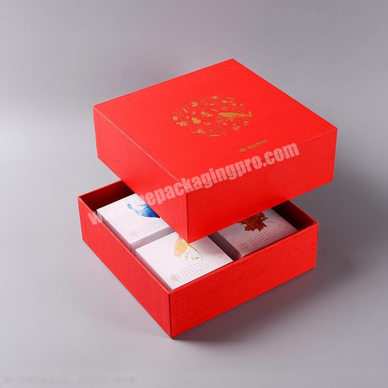 2019 Custom Print Hardcover Gift cardboard Boxes For Packing With Logo
