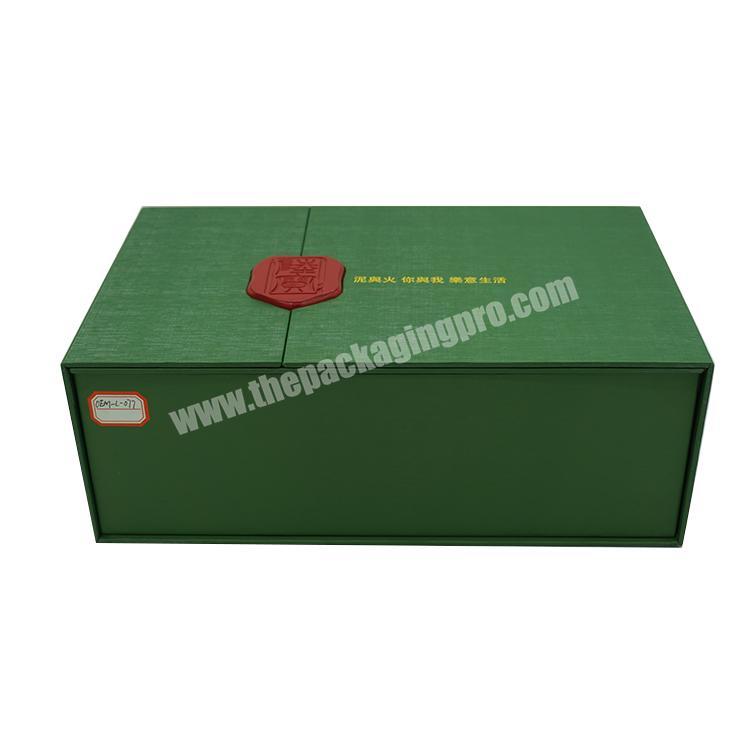 2019 Customized color hot stamping printing paper box with matt lamination