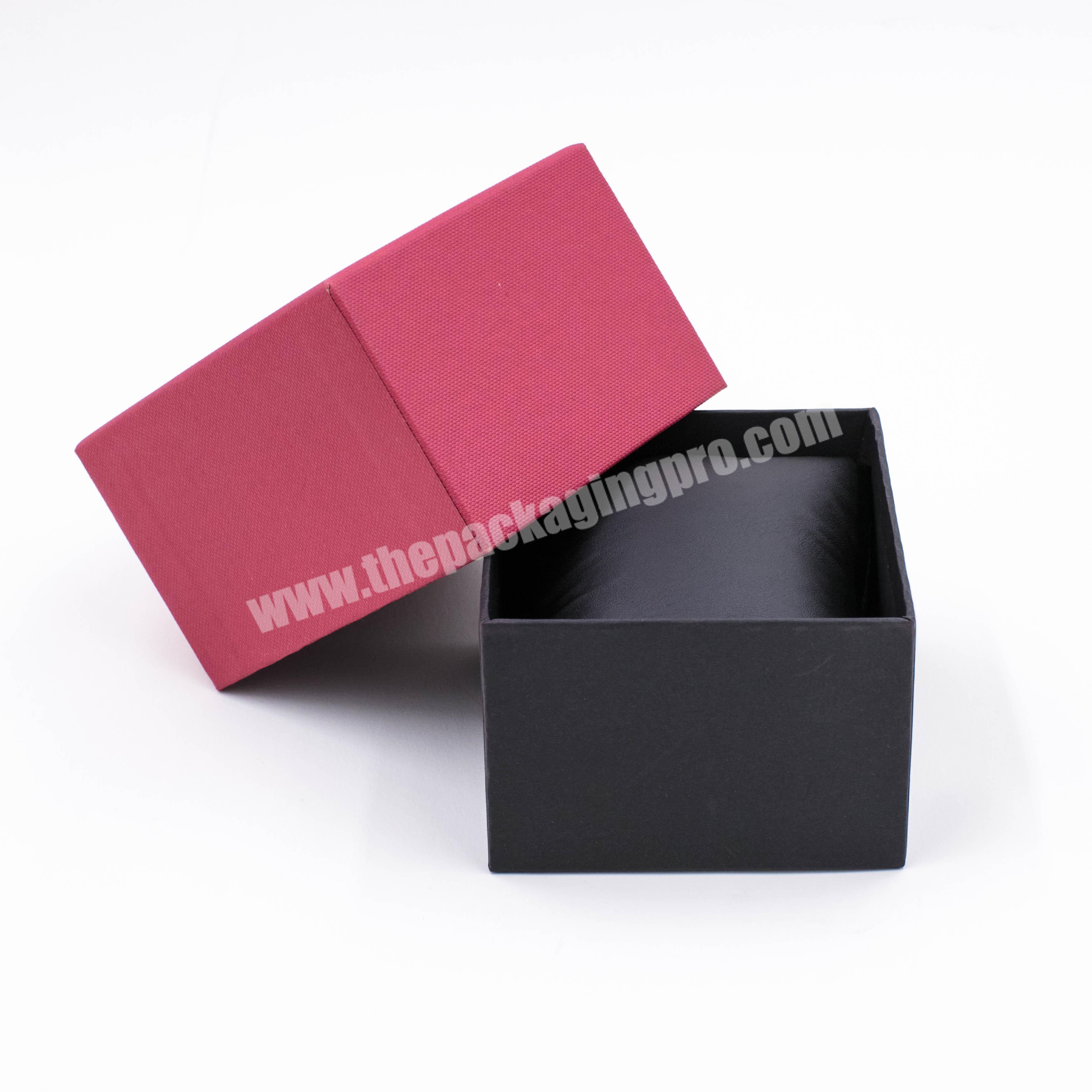 2019 Customized high-end cloth paper watch display box