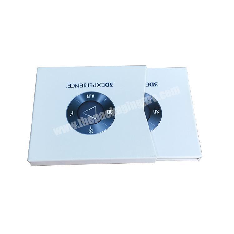 2019 Fashion Design Custom Paper drawer CD Packing Box, CD DVD Storage Box with Sleeve
