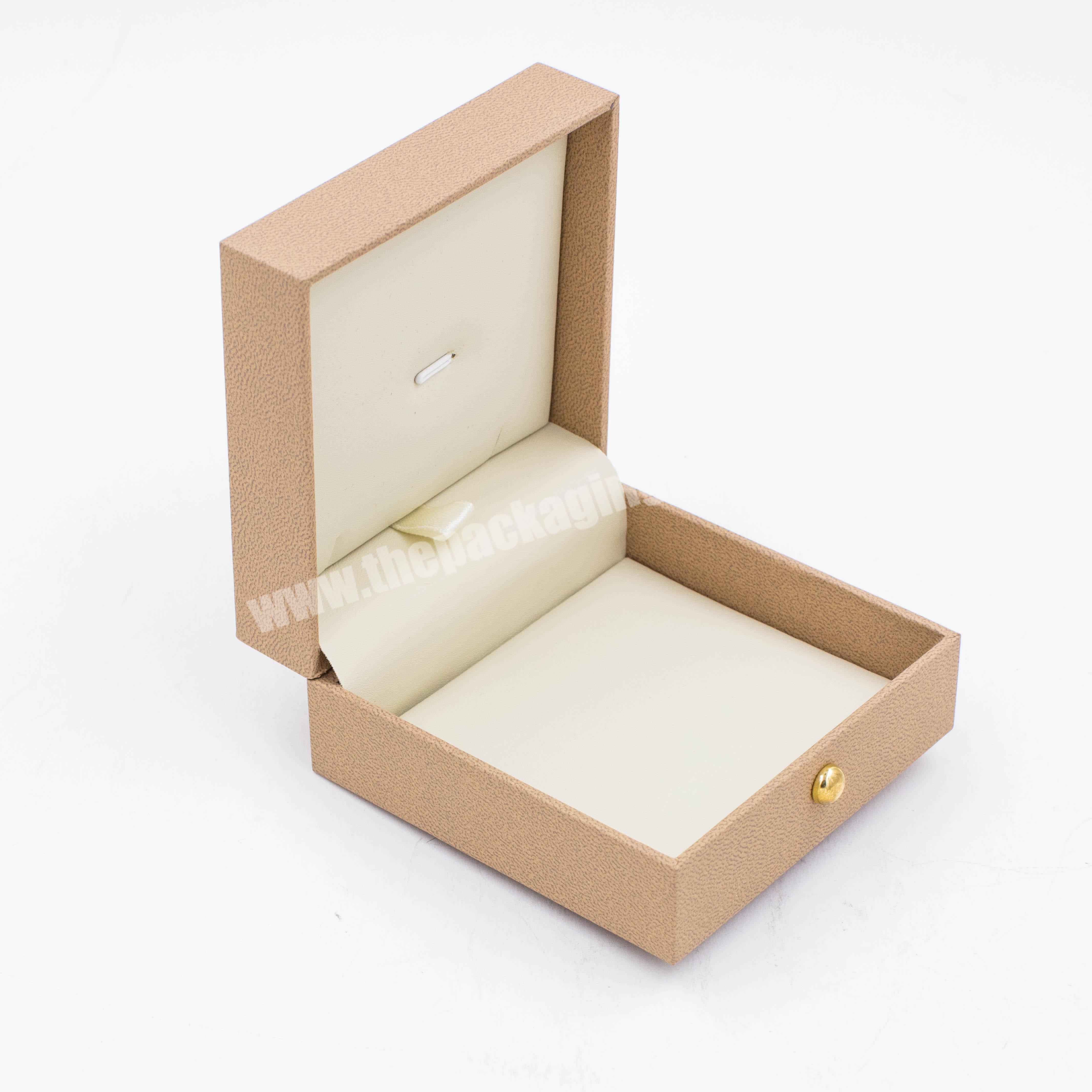 2019 High-End Custom Simple Ring Presentation Gift and  Earrings Box