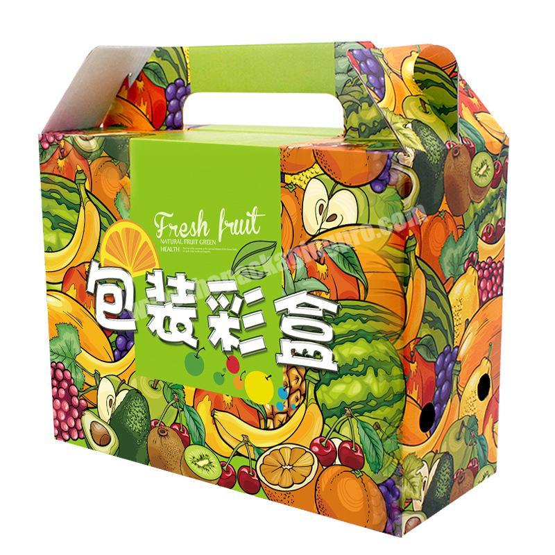 2019 Hot Sale Customized Printing Fruit Package Corrugated Box
