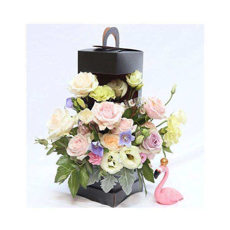 Manufacturer 2019 new product round flower box flower gift box round carton flowers box