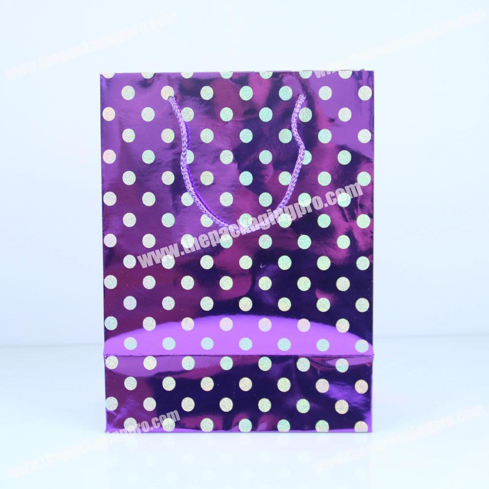 2019 New style shining pearl dots wedding luxury gift packaging handle bag