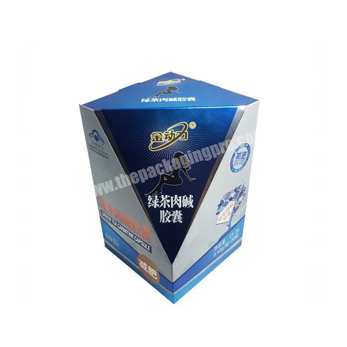 2019 Sales Custom Design Special Shape Medicines Packaging Boxes For Protein Powder