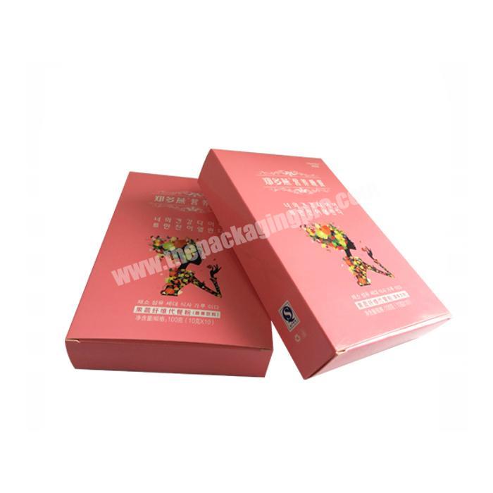 2019 Trend Custom Design Food Packaging Boxes For Meal Powders