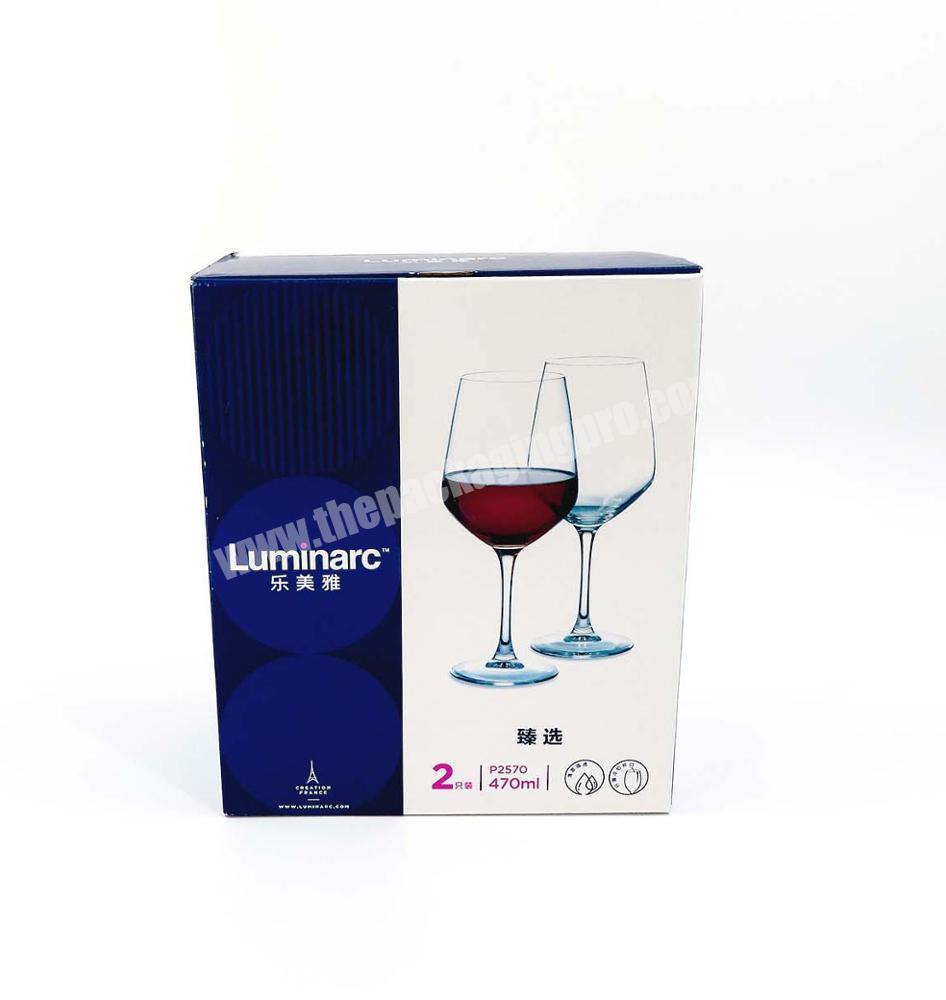 2019 Trend Custom Design Necessities Packaging Boxes For Goblets