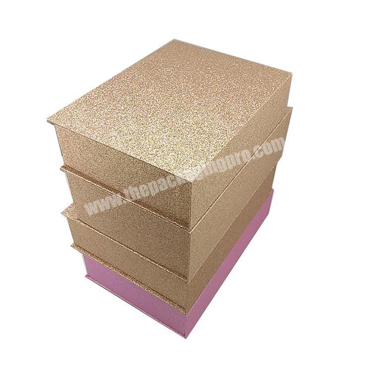 2020 best selling cardboard luxury custom cosmetics packaging gift box with satin