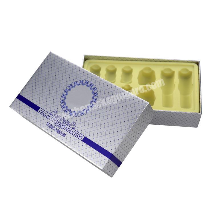 2020  Blister insert tray OEM Design Luxury Beauty Makeup Gift Rigid Cardboard paper Cosmetic Packaging box