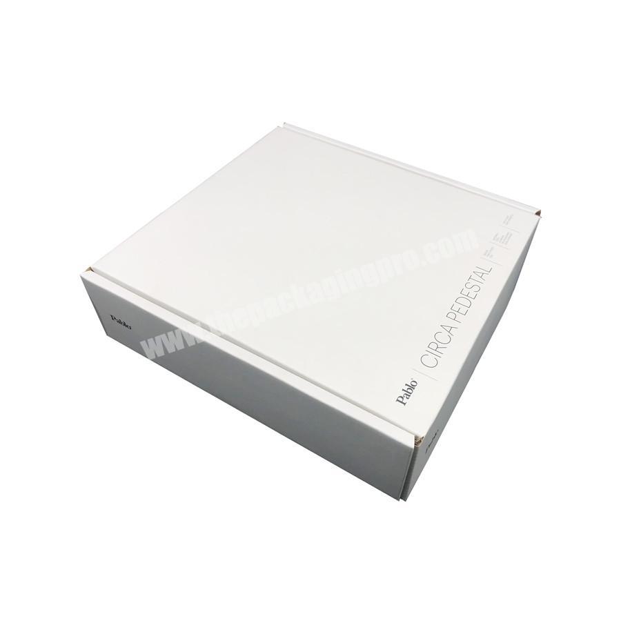2020 cheap white design box packaging
