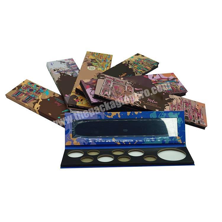 2020 Chinese supplier New arrival Luxury Printing  mix color paper cardboard eyeshadow box
