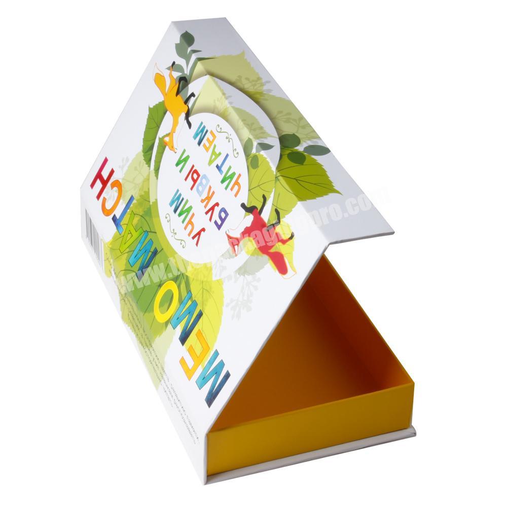 2020 Colorful Custom printing cardboard magnetic flip top cosmetic makeup brush set makeup tool gift packaging box