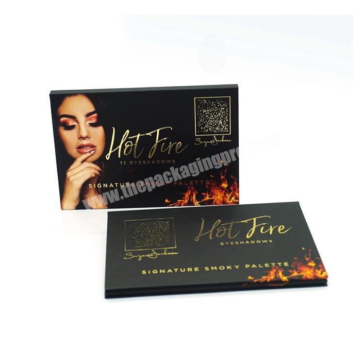 2020 cosmetic paper box eyeshadow palette packaging custom logo paper box