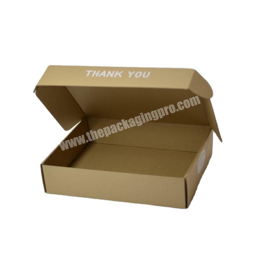 2020 crepack hot sale offset printing corrugated craft paper collapsible shipping box