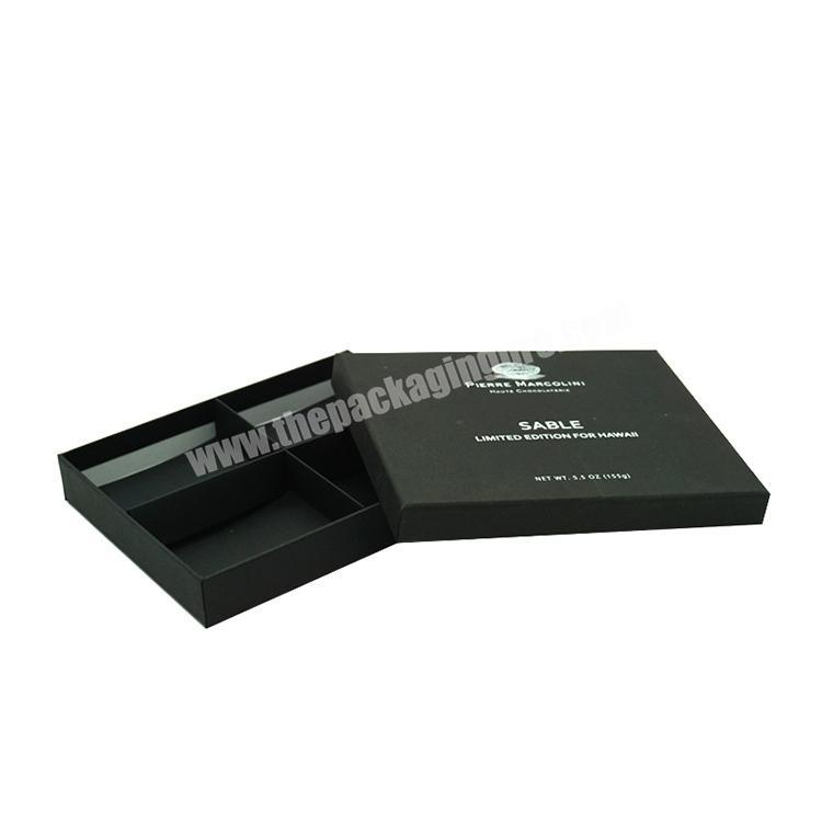 2020 Custom box full size chocolate bar packaging hot stamping logo paper box for chocolate bar