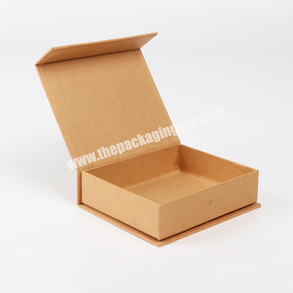 2020 factory customized magnetic gift kraft paper box,high quality hard cardboard paper box