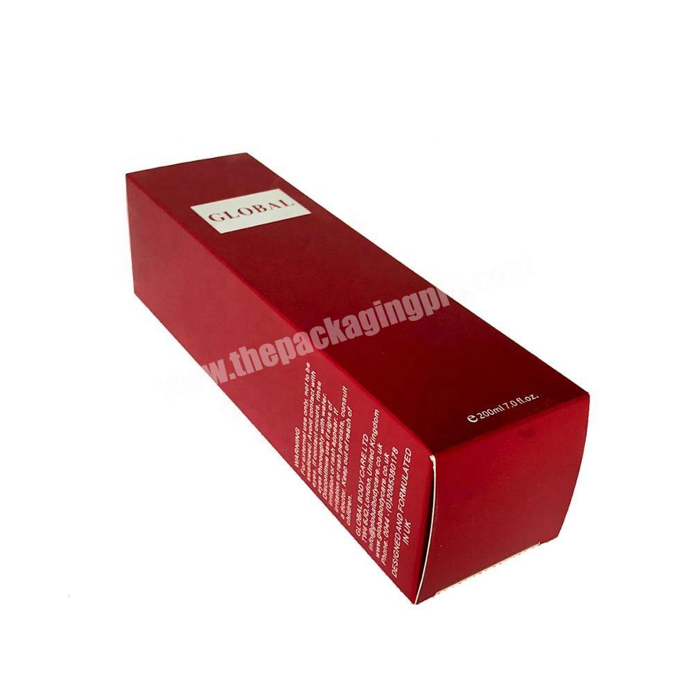 2020 Fancy Custom Bottle Packaging Boxes Emballage Carton Cosmetic Paper Box With Custom Printing Logo