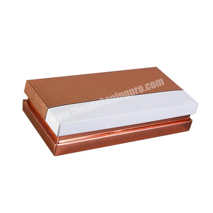 2020 Gold Laminated Paper with UV printing Skin Care Cream Beauty Cosmetic Paper Packaging Box