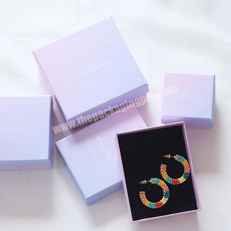 2020 high quality Custom design luxury Jewelry package box paper box with custom logo
