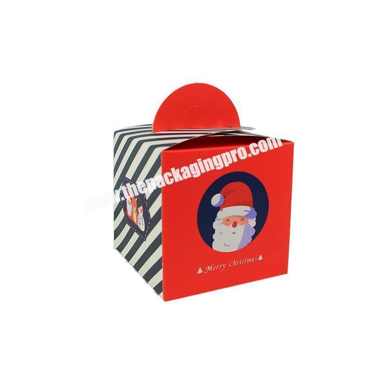 2020 Hot sale art paper custom square custom logo drink food packaging box