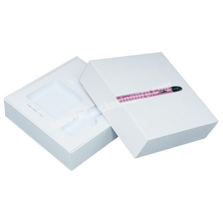 2020 hot sale white cardboard cigarette paper box custom logo