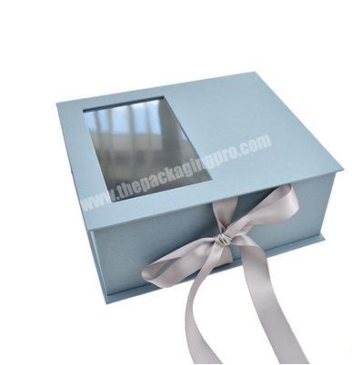 2020 hot sales Magnet folding boxes with ribbons luxury gift boxes for gift packaging packaging boxes for clothes Hair Extension