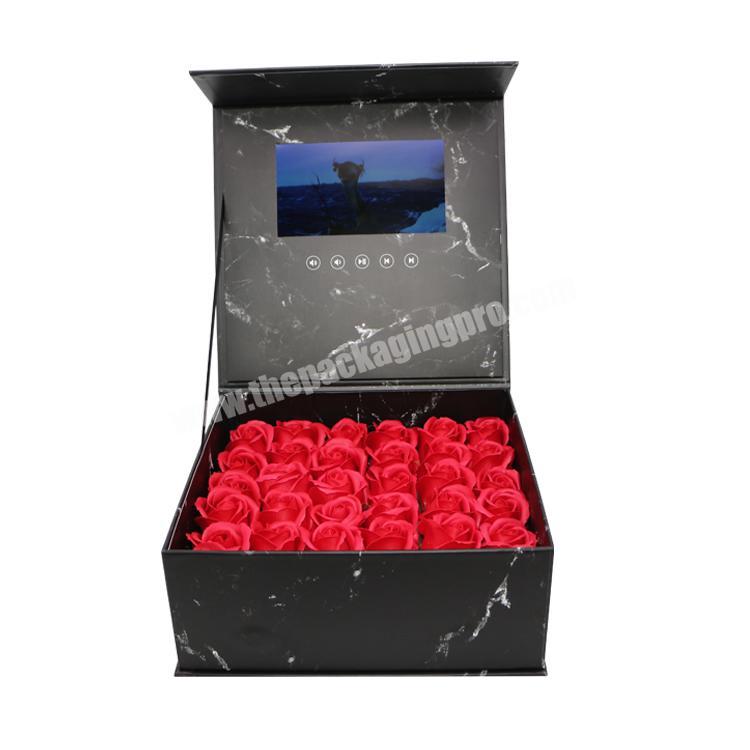 2020 Hot selling Collapsible Flower Box Set Flower Gift Box for Festival Decoration